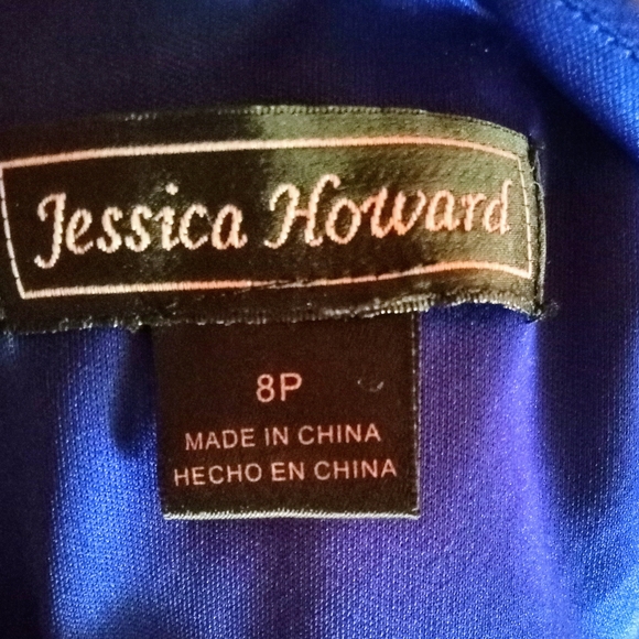 🛍️ BUNDLE ONLY🛍️Jessica Howard Deep Blue Midi Dress - Picture 8 of 9